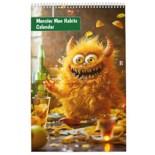 Monster-Männer-Gewohnheiten – Kalender
