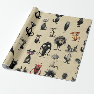 Monster Mash Geschenkpapier