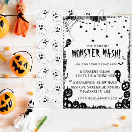 Monster Mash Halloween Kostüm Party Einladung