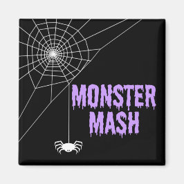 Monster Mash Halloween Spider Web Magnet