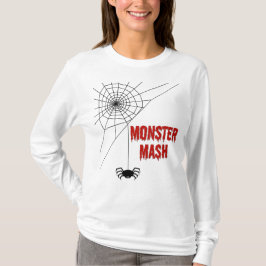 Monster Mash Halloween Spinnennetz T-Shirt