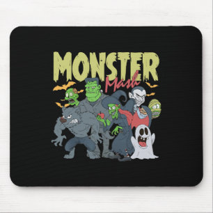 Monster Mash lustiges Halloween Spooky Season Tric Mousepad