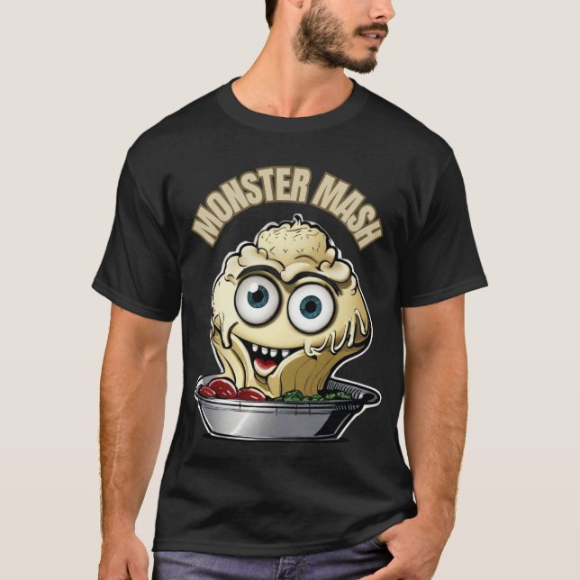 Monster Mash Niedliches musikalisches Halloween T-Shirt (Vorderseite)