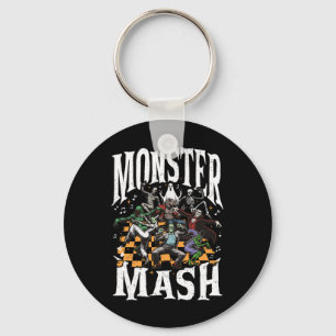 Monster Mash Retro Halloween Funny Monster Spooky Schlüsselanhänger