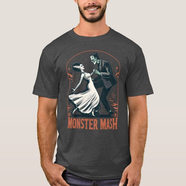 Monster Mash Retro Vintag T-Shirt (Vorderseite)