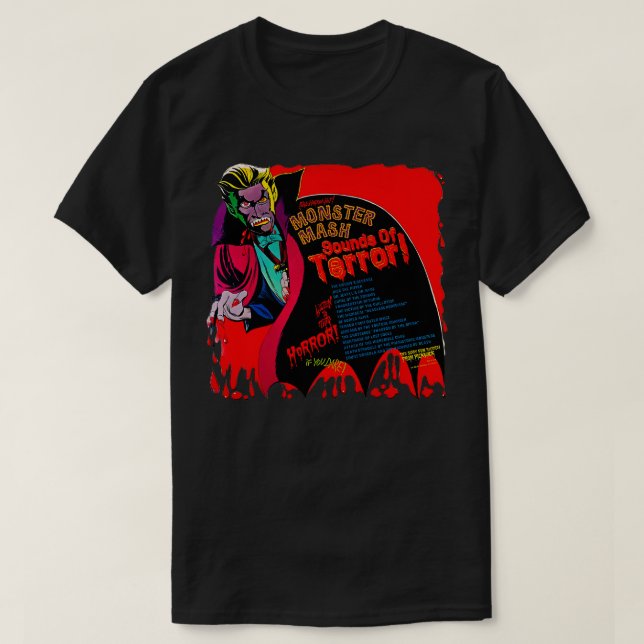 MONSTER MASH Sounds of Terror 1974 T-Shirt (Design vorne)