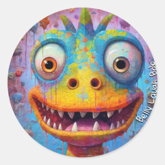 Monster Mayhem: Belly lacht Bob Sticker