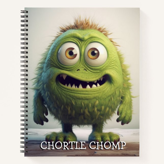 Monster Mayhem...Chortle Chomp Notizbuch (Vorderseite)