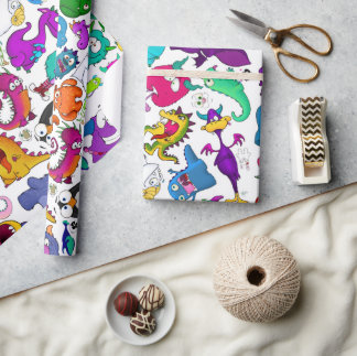Monster Menagerie, Packpapier