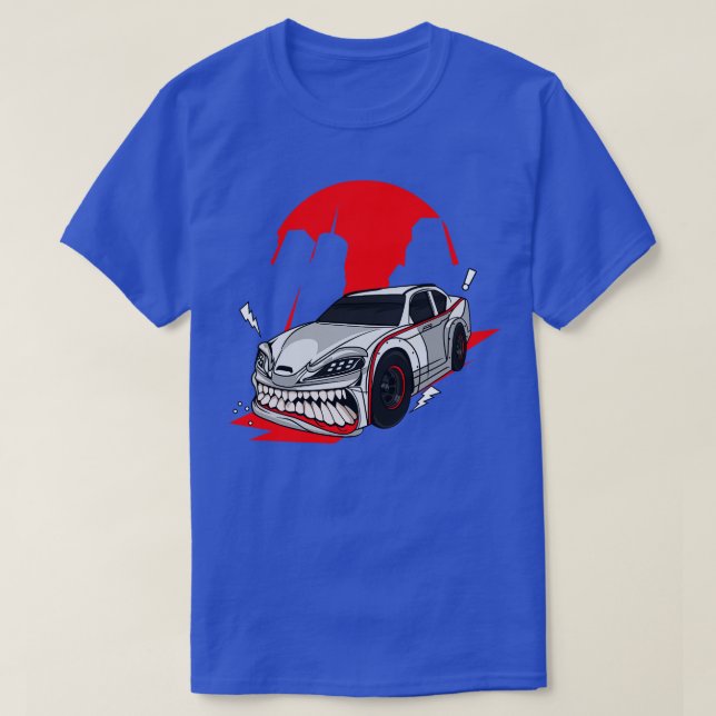Monster mit weißer Geschwindigkeit T-Shirt (Design vorne)