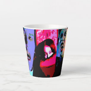 Monster Moviethon Vampire Triptych Milchtasse