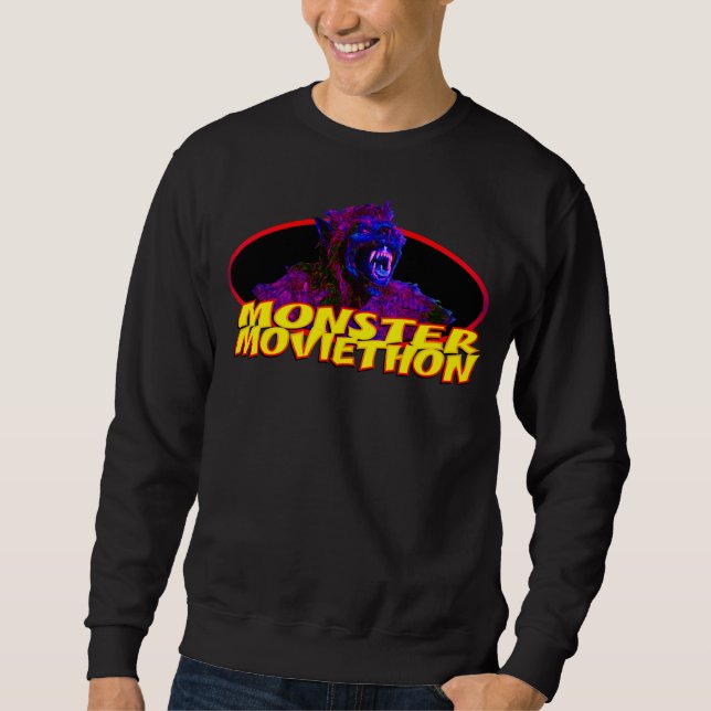 Monster Moviethon Werewolf Wild Colors Sweatshirt (Vorderseite)