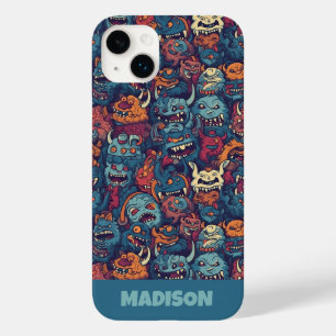 Monster-Muster für benutzerdefinierte Textkids Case-Mate iPhone 14 Plus Hülle