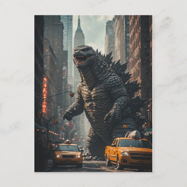 MONSTER NEW YORK CITY POSTKARTE (Vorderseite)