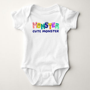 Monster niedliches Monster Baby Strampler