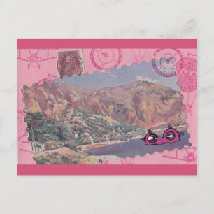 Monster of a Vacation Postcard Postkarte