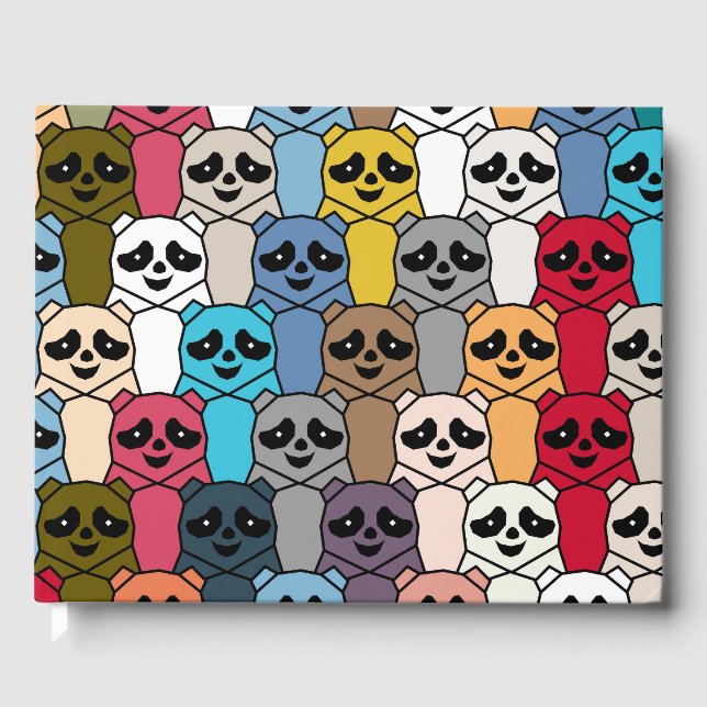 Monster Panda Gästebuch (Vorderseite)