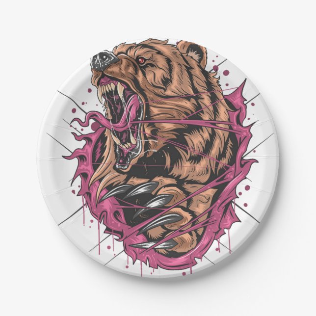 Monster Pappteller (Vorderseite)