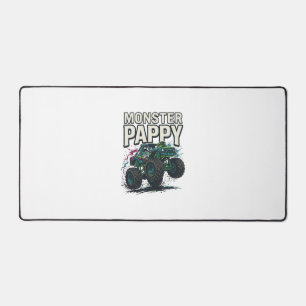 Monster Pappy Monster Truck Vintage Vektor Design_ Schreibtischunterlage