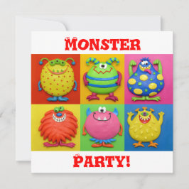 Monster-Party Einladung