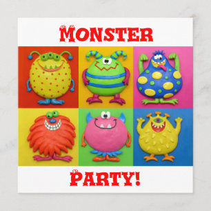 Monster-Party Einladung