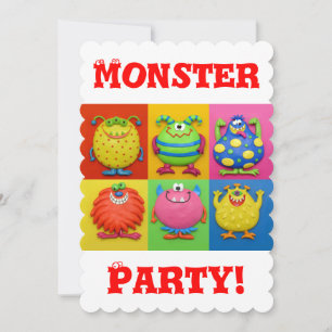 Monster-Party Einladung