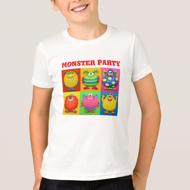 Monster-Party T-Shirt (Vorderseite)