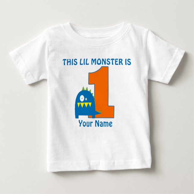 Monster Personalisiert T Shirt (Vorderseite)