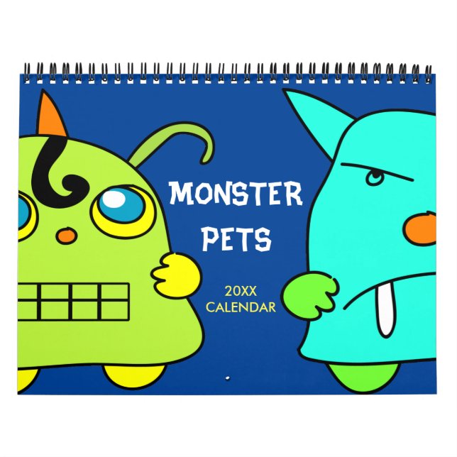 Monster Pets-Kalender Kalender (Titelbild)