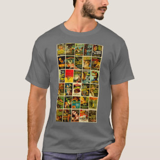 Monster-Plakate für Vintage klassische Horror T-Shirt