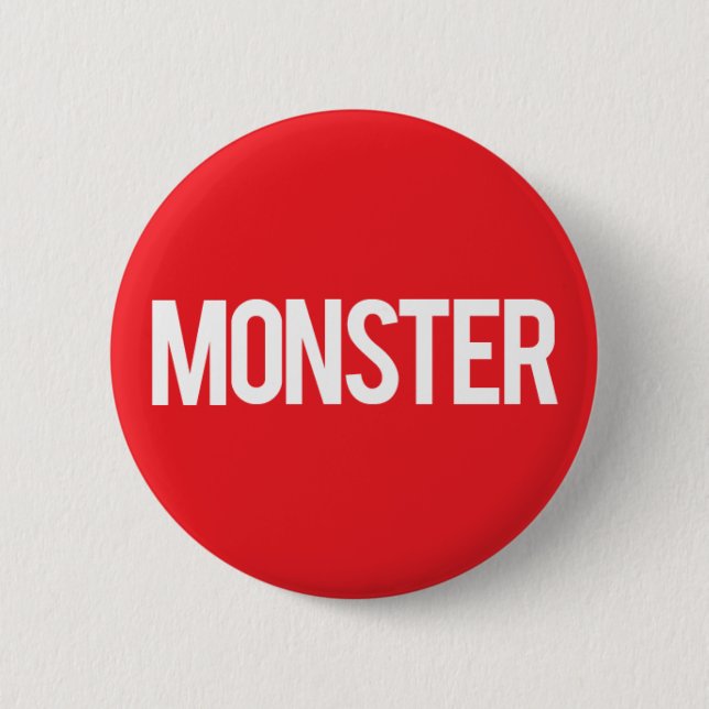 Monster-Platten Button (Vorderseite)
