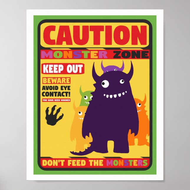 Monster Poster (Vorne)