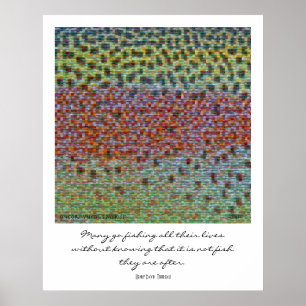 Monster-Poster für Fische Poster