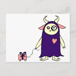 Monster-Präsenz Postkarte