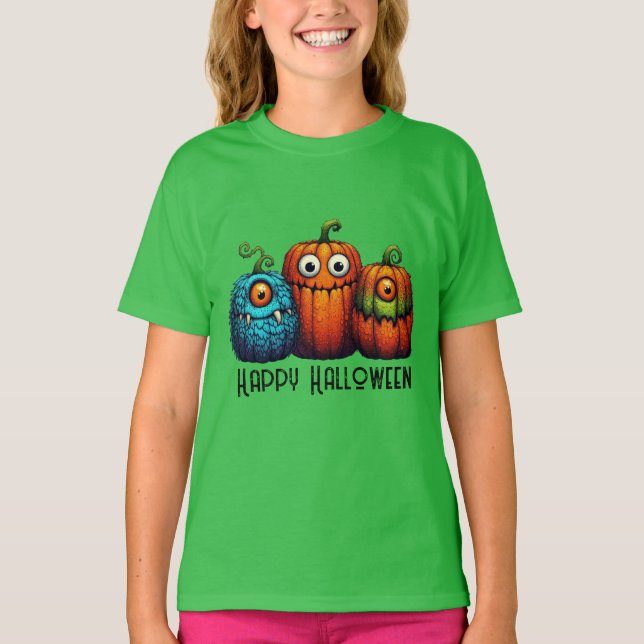 Monster Pumpkins T-Shirt (Vorderseite)