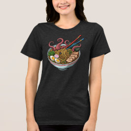 Monster Ramen - Creepy Niedlicher japanischer Stil Tri-Blend Shirt