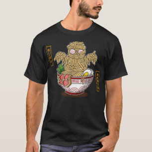 Monster Ramen Kostume Berühmtes Japan Noodles Funn T-Shirt