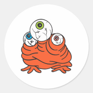 Monster Runder Aufkleber