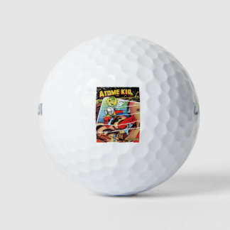 Monster - Scifi - Astronaut - Frankreich abdecken Golfball