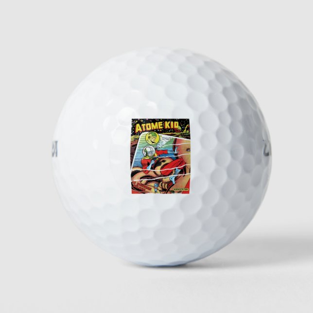 Monster - Scifi - Astronaut - Frankreich abdecken Golfball (Vorderseite)