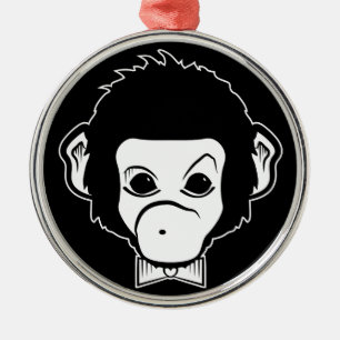 Monster Silbernes Ornament
