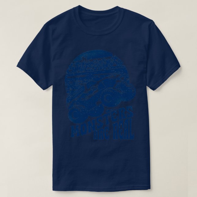 Monster sind wirklich Vintag T-Shirt (Design vorne)