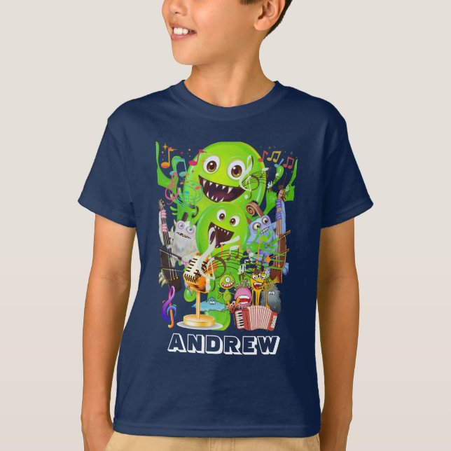 Monster Singing T-Shirt (Vorderseite)