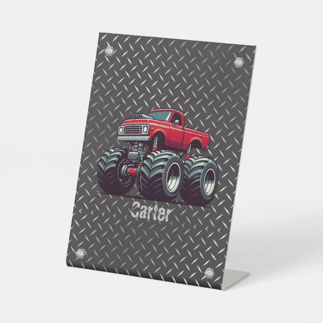 Monster Sockelschild (Vorderseite)