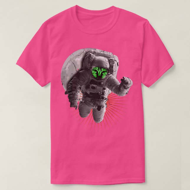 Monster Space Moon Space Planeten T-Shirt (Design vorne)