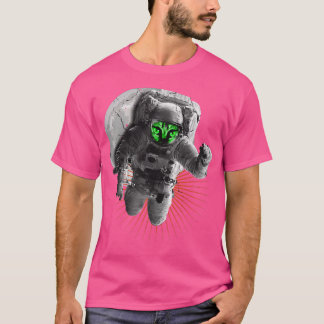 Monster Space Moon Space Planeten T-Shirt