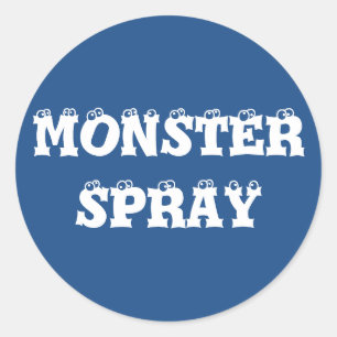 "Monster-Spray-" Aufkleber