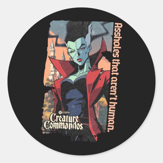 Monster Squad Die Braut Performance Runder Aufkleber (Vorderseite)