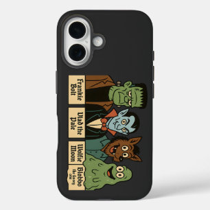 Monster Squad Portrait Niedliche Halloween-Kunst iPhone 16 Hülle