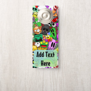 Monster-Süße Figuren Halloween-Muster Türanhänger